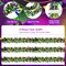 5 Pieces 32.8Ft Mardi Gras Decorations Mardi Gras Tinsel Garlands Purple Green Gold Mixed Shiny Metallic Glittering Tinsels for Mardi Gras Christmas Carnival Party Supplies